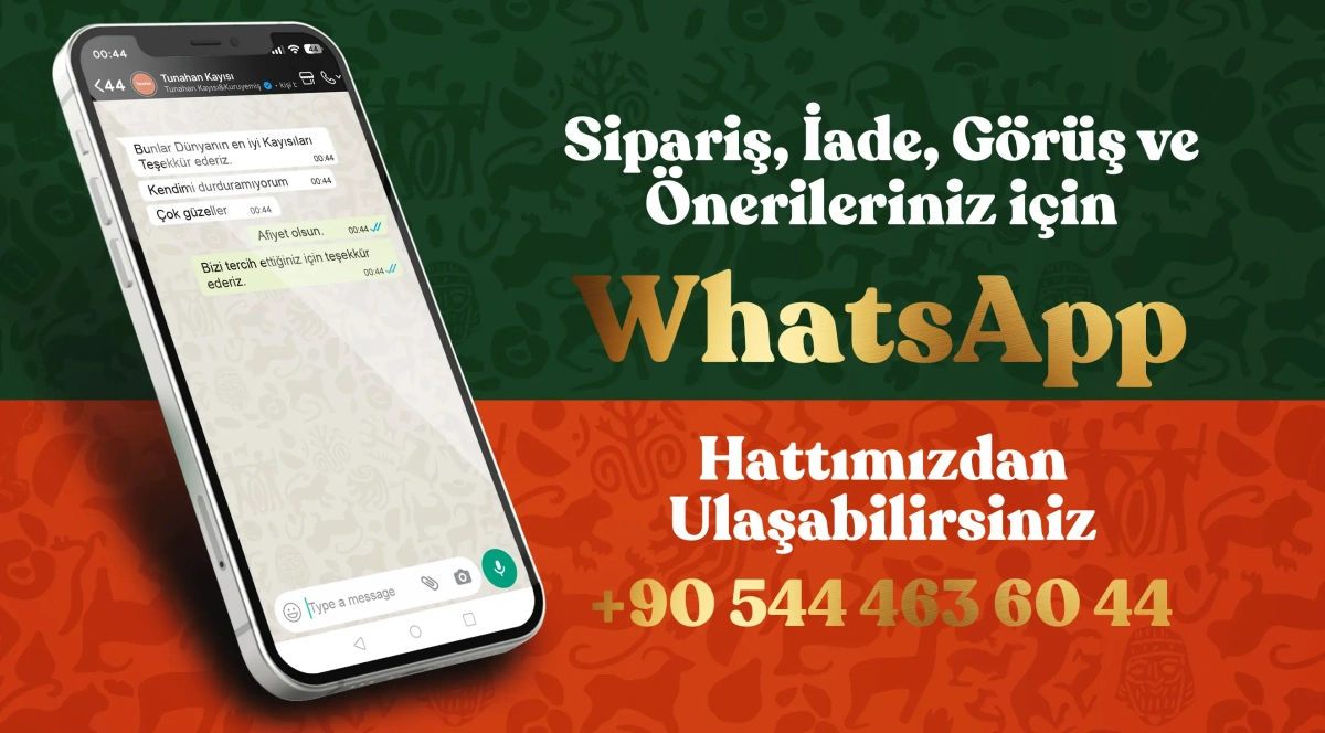 Whatsapp destek hattımız ile bizlere anında ulaşabilirsiniz!