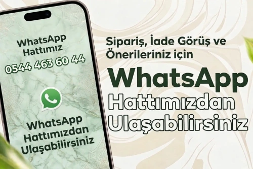 Whatsapp destek hattımız ile bizlere anında ulaşabilirsiniz!