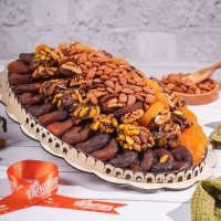 Hediyelik Kayısı Tabağı 1100 Gr. (Katlı) 16