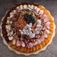 Hediyelik Kayısı Tabağı 41 Katlı 2200 Gr.
