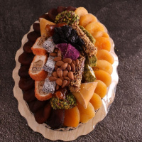 Hediyelik Kayısı Tabağı 5 Katlı 750 gr