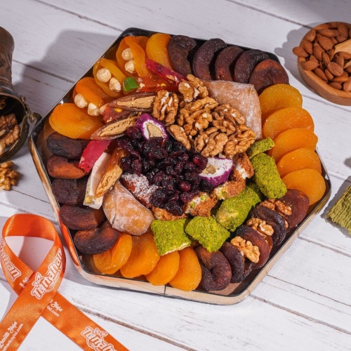 Hediyelik Kayısı Tabağı 1100 Gr. 12