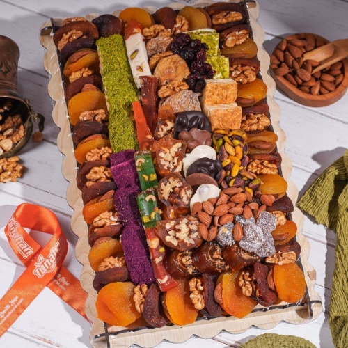 Hediyelik Kayısı Tabağı 1500 Gr. 18