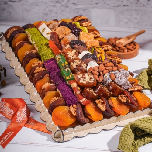 Hediyelik Kayısı Tabağı 1500 Gr. 18