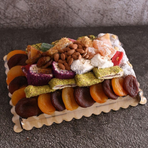 Hediyelik Kayısı Tabağı 28 (Katlı)750 gr