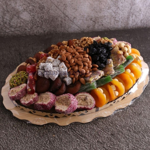 Hediyelik Kayısı Tabağı 33 (Katlı) 1150 Gr.