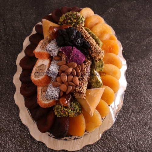Hediyelik Kayısı Tabağı 5 Katlı 750 gr