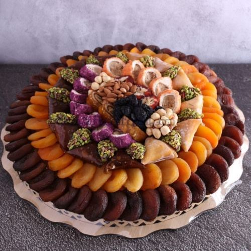 Hediyelik Kayısı Tabağı 50 Katlı 2200 Gr.