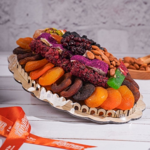 Hediyelik Kayısı Tabağı  500 Gr. (Katlı) 4