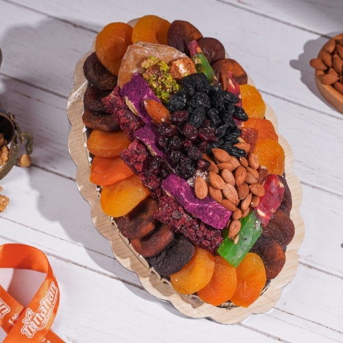Hediyelik Kayısı Tabağı  600 Gr. (Katlı) 4
