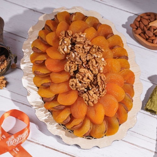 Hediyelik Kayısı Tabağı 865 Gr. (Katlı) 7