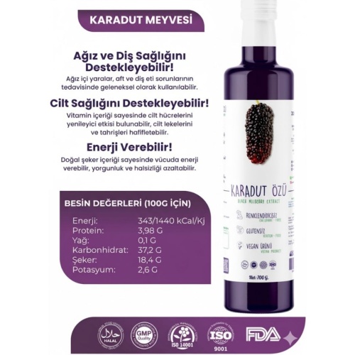 Karadut  Özü 700 Gr.